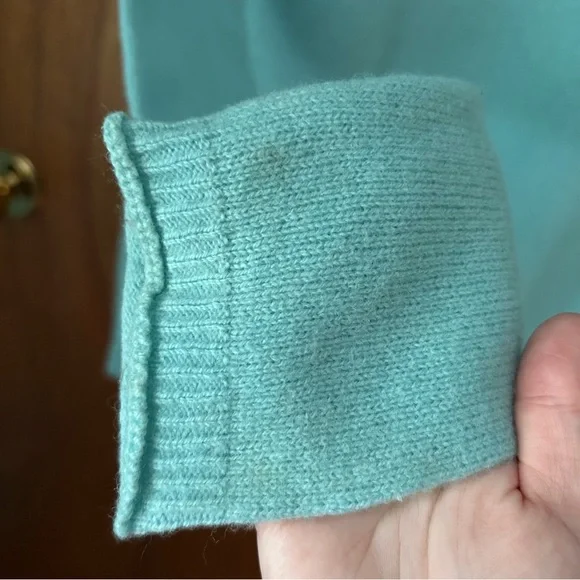 Madewell 100% Merino Wool Light Blue Boatneck Sweater - Picture 6 of 6